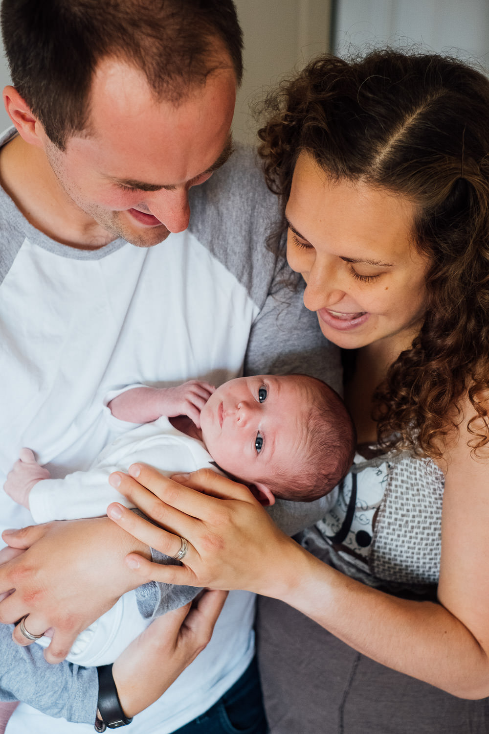 NEWBORN BABY AND PARENTS PORTRAIT KENT PHOTOGRAPHER